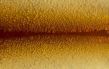 Turuncu Arkaplanda Su Damlaları Renkli Su Damlası