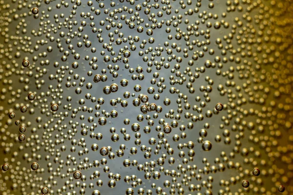 Gotas Agua Sobre Fondo Naranja Textura Colorida Gota Agua — Foto de Stock