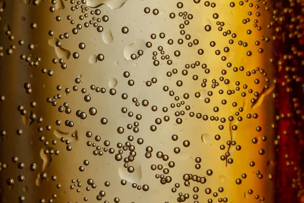 Vatten Droppar Orange Bakgrund Textur Färgglada Vattenfall — Stockfoto