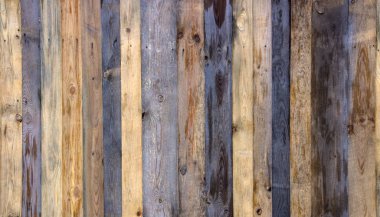 Eski soluk boya doku ile çok renkli ahşap yüzey