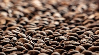 Kahve çekirdekleri tablo arka planda arka plan bulanık arka plan bulanık