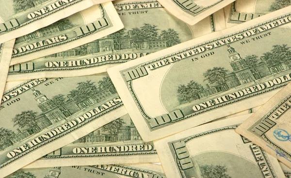 Background Money American Hundred Dollar Bills Texture — Stock Photo, Image