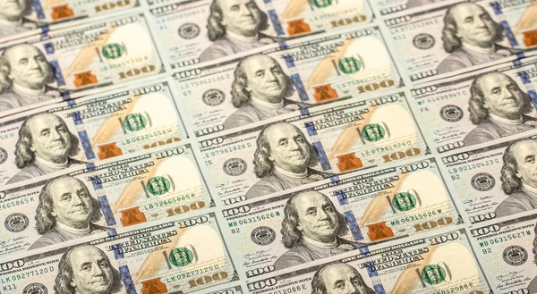 Background Money American Hundred Dollar Bills Texture — Stock Photo, Image