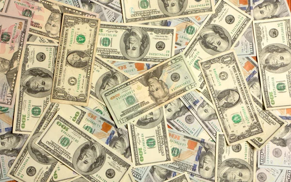 お金アメリカ百ドル紙幣テクスチャとの背景 — ストック写真
