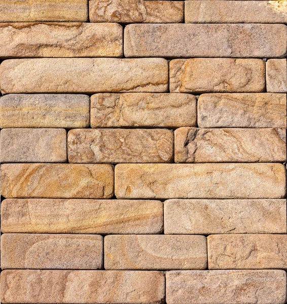 Orange facing stone, slate, sandstone and travertine marble texture — Stock Photo, Image
