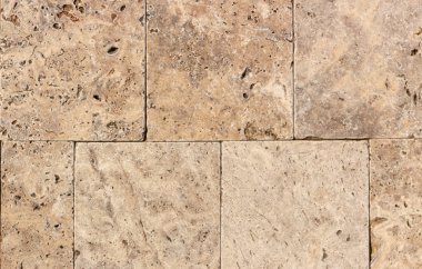 Yüksek kaliteli traverten veya terminat duvar. Arka plan veya döşeme için boş