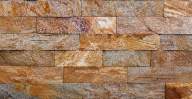 Yüksek kaliteli traverten veya terminat duvar. Arka plan veya döşeme için boş