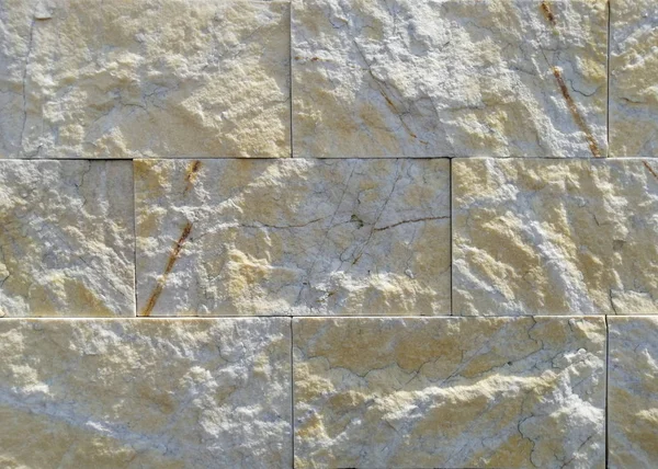 Wand aus hochwertigem Travertin oder Thermolith. leer für Hintergrund oder Fliese — Stockfoto