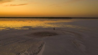 Solonet-Tuzla tuz gölünde akşam