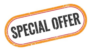 Spesiyal portakal rengi dikdörtgen mühür işareti..