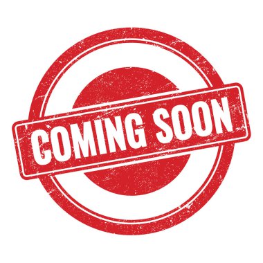 Yakında kırmızı grungy yuvarlak pul işareti gelecek..