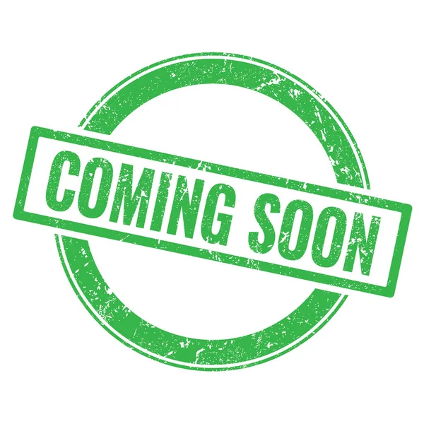 Yakında yeşil grungy yuvarlak pul işareti gelecek.