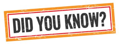 Turuncu, siyah, kirli, dikdörtgen damga işaretini biliyor muydun?.