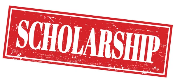 SCHOLARSHIP red rectangle stamp.