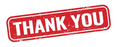 Teşekkür ederim. Kırmızı dikdörtgen damga..