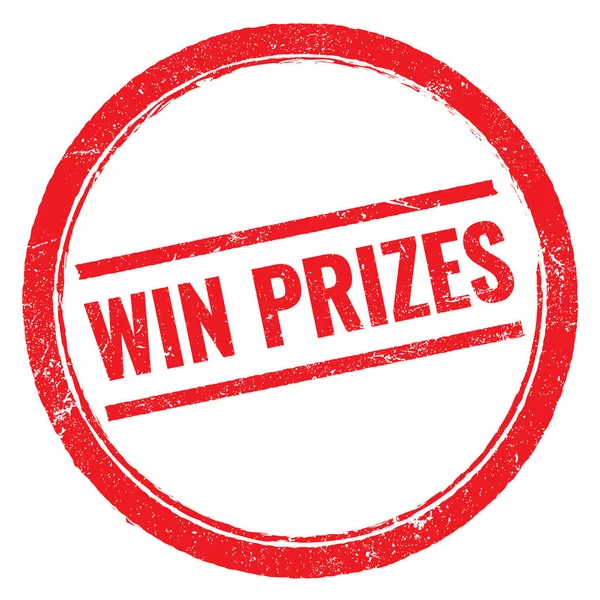 Win Prizes Red Stamp — Stock Photo, Image