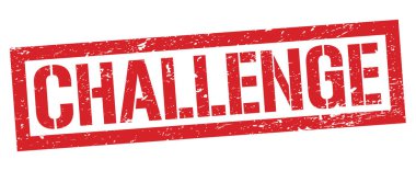CHALLENGE kırmızı dikdörtgen damgası.