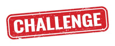CHALLENGE kırmızı dikdörtgen damgası.