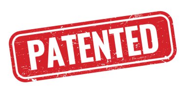 PATENTED kırmızı dikdörtgen damgası.
