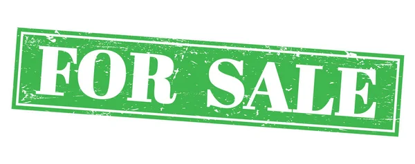 Sale Green Grungy Stamp — Stock Photo, Image