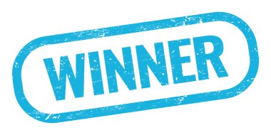 Kazanan mavi grungy pulu.