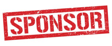 SPONSOR kırmızı dikdörtgen damgası.