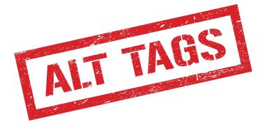 ALT TAGS kırmızı grungy dikdörtgen mühür işareti.