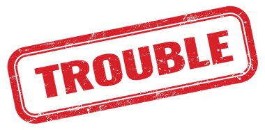 Belalı kırmızı grungy dikdörtgen damga işareti.