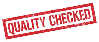 Kalifiye Kırmızı grungy dikdörtgen mühür işareti.