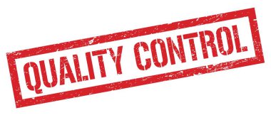 Kalifiye Kontrol Kırmızı grungy dikdörtgen mühür işareti.