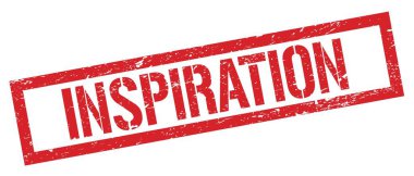 İlham verici kırmızı grungy dikdörtgen mühür işareti.