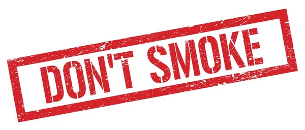 Don Smoke Red Grungy Rectangle Stamp Sign — Stock Photo, Image