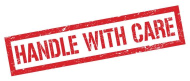 CARE kırmızı grungy dikdörtgen mühür işareti ile başa çıkmak.