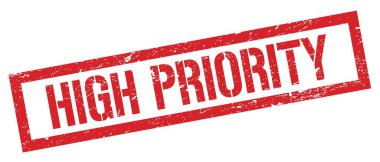 Yüksek Özellik Kırmızı Pis Dikdörtgen Mühür İşareti.