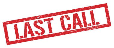 Son olarak kırmızı grungy dikdörtgen pul işareti.