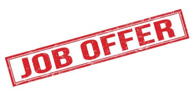 İş İŞ Kırmızı kirli dikdörtgen mühür işareti.