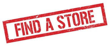 BİR STORE kırmızı grungy dikdörtgen mühür işareti bul.