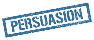 KONUŞAN mavi grungy dikdörtgen mühür işareti.