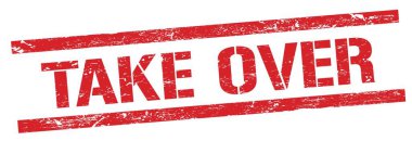 Kırmızı grungy Line damgasını devral.