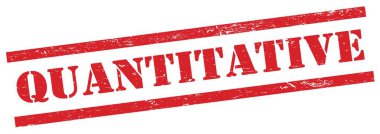 Kırmızı grungy dikdörtgen damgalı niceliksel metin.