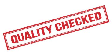 Kalifiye Kırmızı grungy dikdörtgen mühür işareti.