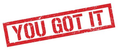 Kırmızı, çirkin, dikdörtgen damga işareti var..