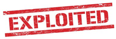 Patlayan kırmızı grungy çizgileri pul işareti.