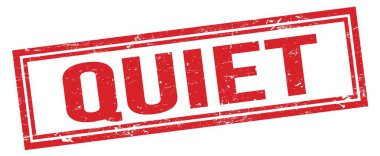 Sessiz kırmızı grungy dikdörtgen mühür işareti.