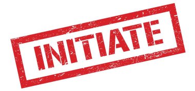 Kırmızı grungy dikdörtgen mühür işareti.