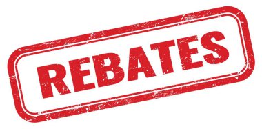 Kırmızı grungy dikdörtgen damga işareti.