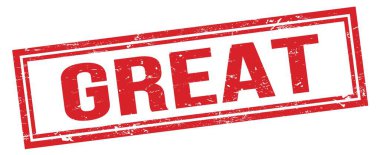 Büyük kırmızı grungy dikdörtgen pul işareti.