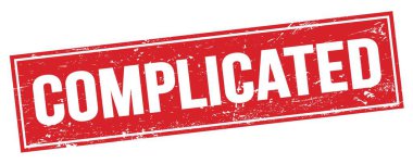 Kırmızı grungy dikdörtgen damga işareti üzerine tamamlanmış metin.