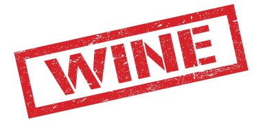 Şarap kırmızısı, grungy dikdörtgen pul işareti.