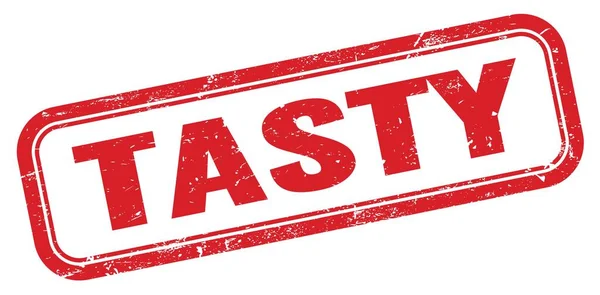 Lezzetli kırmızı çirkin dikdörtgen damga işareti.